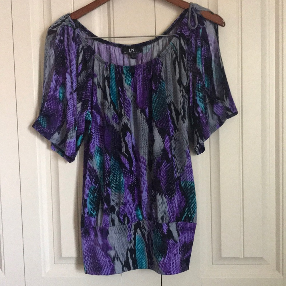 Snake Skin Print Blouse